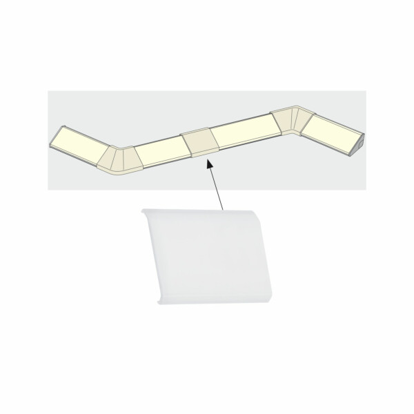 Paulmann LED Strip Profil Delta Verbinder Cover 4er Pack Satin