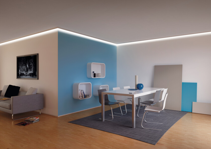 Paulmann LED Strip Profil Corner Verbinder Inside Edge 2er Pack Grau
