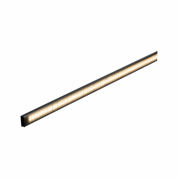 Paulmann LED Strip Profil Base Schwarzer Diffusor 1m Schwarz