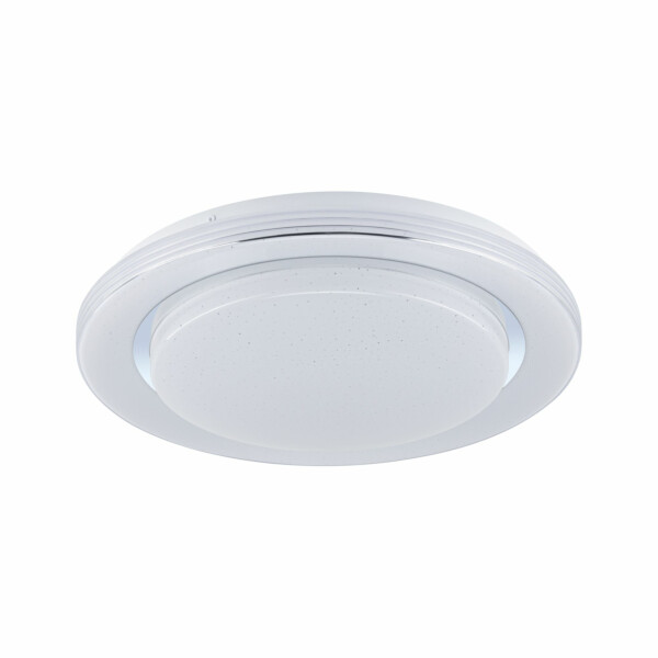 Paulmann LED Deckenleuchte Rainbow mit Regenbogeneffekt    RGBW+ 1600lm 230V 22W dimmbar Chrom#Weiß