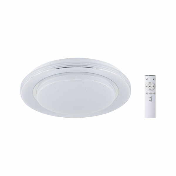 Paulmann LED Deckenleuchte Rainbow mit Regenbogeneffekt    RGBW+ 1600lm 230V 22W dimmbar Chrom#Weiß