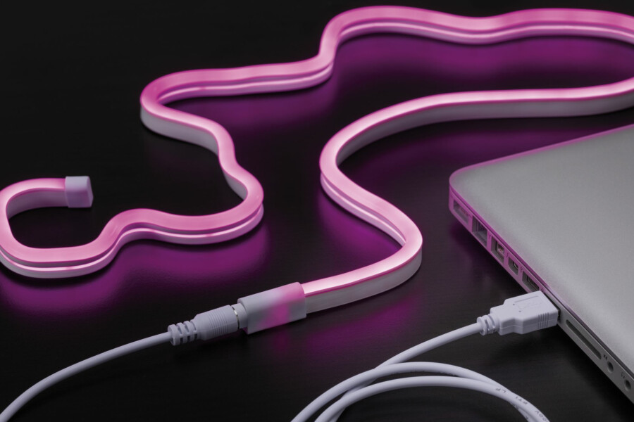 Paulmann USB LED Strip Neon Colorflex Grün 1m   4.5W 10lm/m
