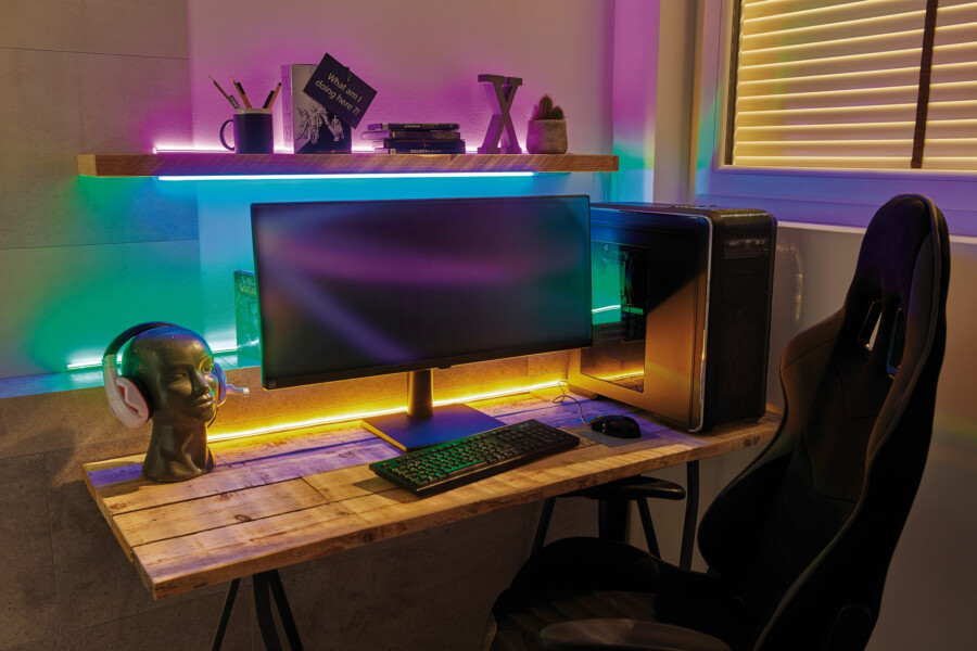 Paulmann USB LED Strip Neon Colorflex Grün 1m   4.5W 10lm/m