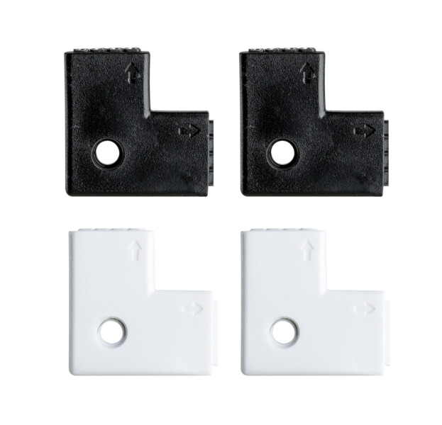 Paulmann YourLED Verbinder Eck-Stück 23x23mm max. 60W Weiß#Schwarz