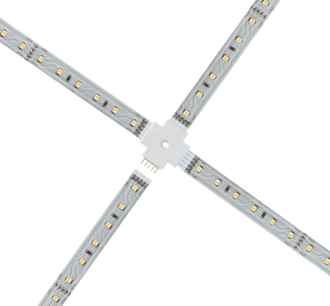 Paulmann MaxLED Verbinder X-Stück 32x28mm max. 144W Weiß