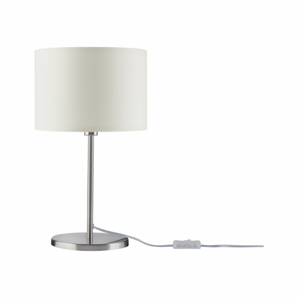 Paulmann Tischleuchte Tessa E14   max. 40W Creme#Eisen gebürstet