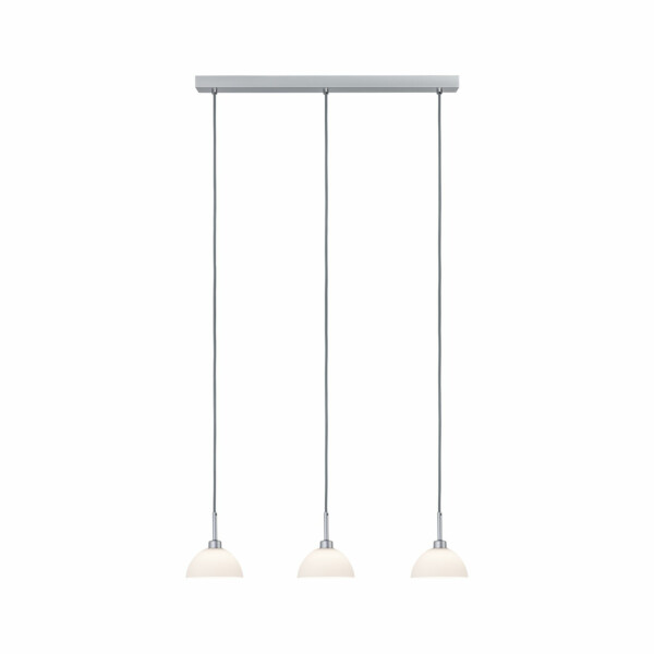 Paulmann Pendelleuchte Parana  GU10   max. 3x40W Weiß#Chrom matt dimmbar