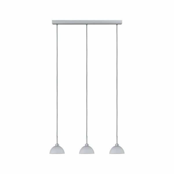 Paulmann Pendelleuchte Parana  GU10   max. 3x40W Weiß#Chrom matt dimmbar