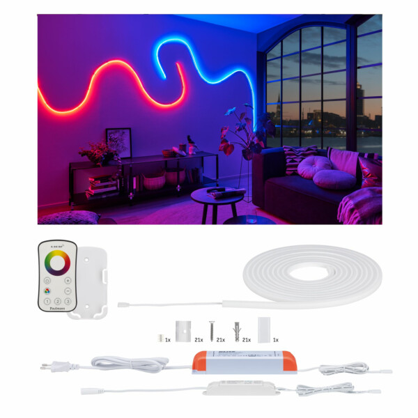 Paulmann MaxLED Flow LED Strip RGB Basisset  5m   43W 270lm/m  RGB 75VA