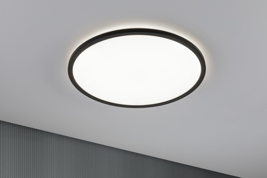 Paulmann LED Panel 3-Step-Dim Atria Shine Backlight   rund 420mm  22W 2300lm 4000K Schwarz dimmbar