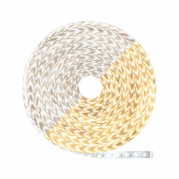 Paulmann MaxLED 500 LED Strip Tunable White Einzelstripe inkl. Adapterkabel 20m   72W 550lm/m 60LEDs/m Tunable White