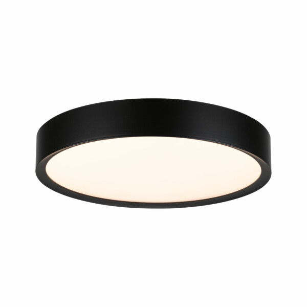 Paulmann Selection Bathroom LED Deckenleuchte Tega  IP44  White Switch 1200lm 230V 22.5W  Schwarz matt