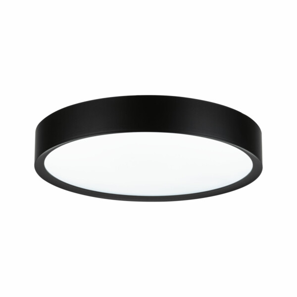 Paulmann Selection Bathroom LED Deckenleuchte Tega  IP44  White Switch 1200lm 230V 22.5W  Schwarz matt