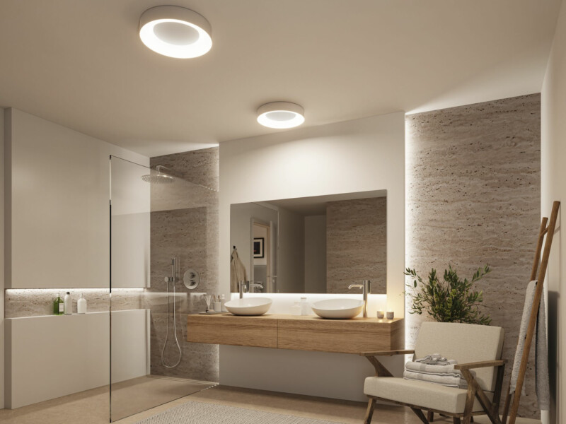 Paulmann LED Deckenleuchte Casca  IP44  White Switch 2100lm 230V 23W  Alu matt