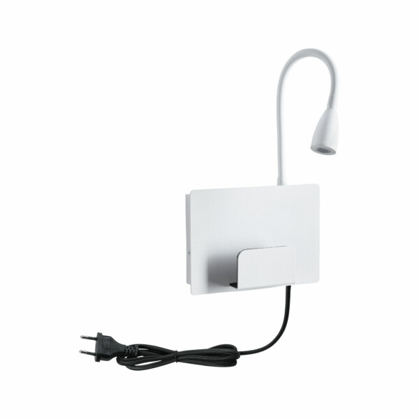Paulmann LED Wandleuchte Halina USB C   2700K 200lm 230V 2.4W  Weiß matt