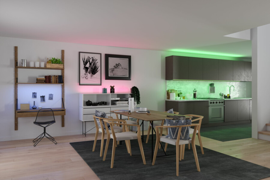 Paulmann SimpLED LED Strip Full-Line COB Komplettset 1.5m   12W 330lm/m 840LEDs/m RGB 24VA