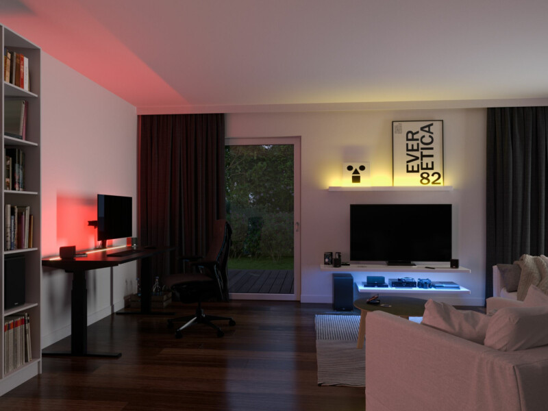 Paulmann SimpLED LED Strip Full-Line COB Komplettset 1.5m   12W 330lm/m 840LEDs/m RGB 24VA