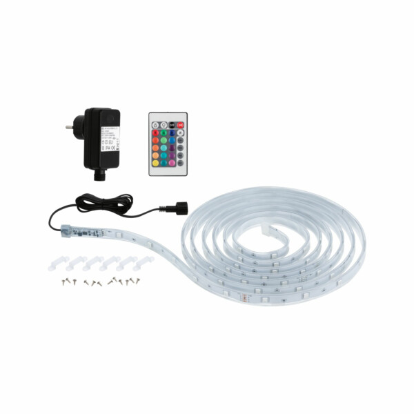 Paulmann SimpLED LED Strip Outdoor Komplettset 3m  IP65 8.5W 52lm/m 24LEDs/m RGB
