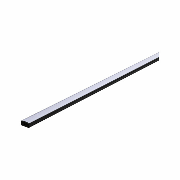 Paulmann LED Strip Profil Base Weißer Diffusor 1m Schwarz