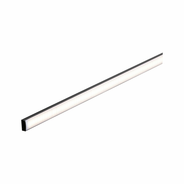 Paulmann LED Strip Profil Base Weißer Diffusor 1m Schwarz