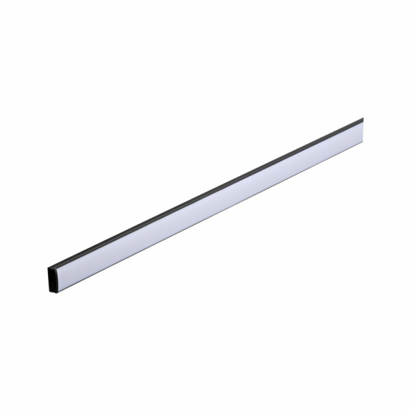 Paulmann LED Strip Profil Base Weißer Diffusor 1m Schwarz