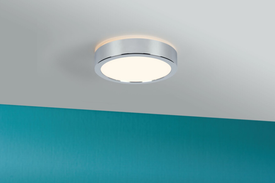 Paulmann LED Panel Aviar IP44 rund 220mm  13W 950lm 3000K Chrom dimmbar