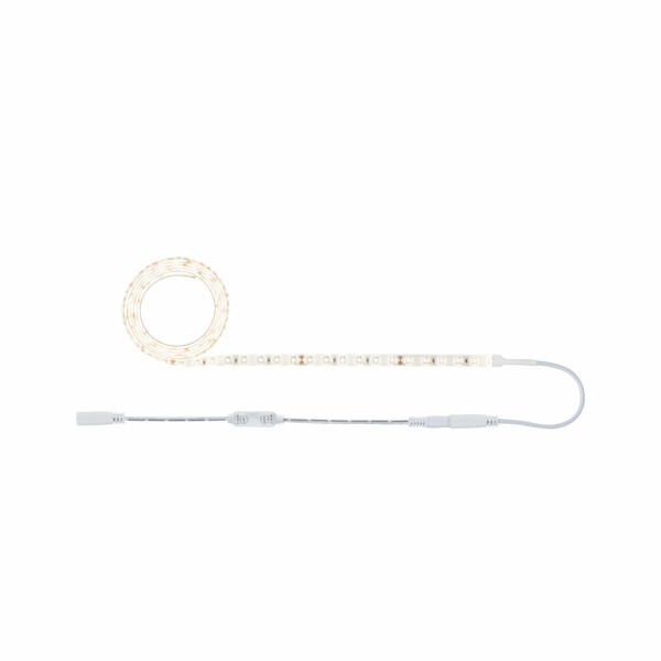 Paulmann SimpLED Power LED Strip Warmweiß inkl. Dimm/Switch Komplettset 1.5m beschichtet  17W 1060lm/m  3000K 24VA