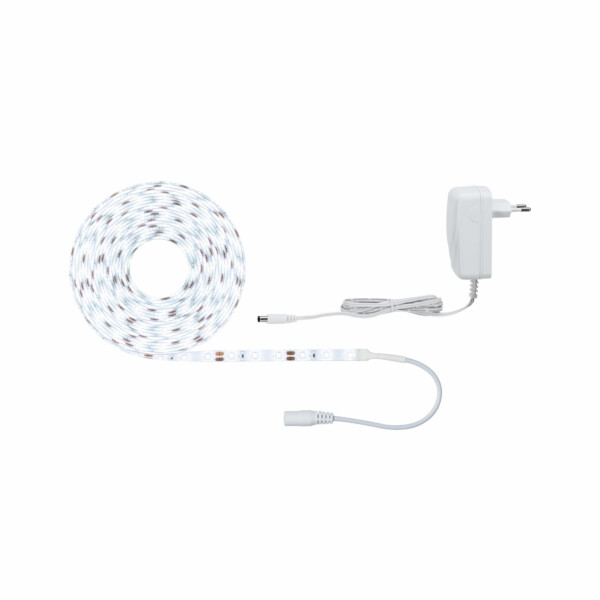 Paulmann SimpLED LED Strip Tageslichtweiß Komplettset 5m   17W 260lm/m  6500K 18VA