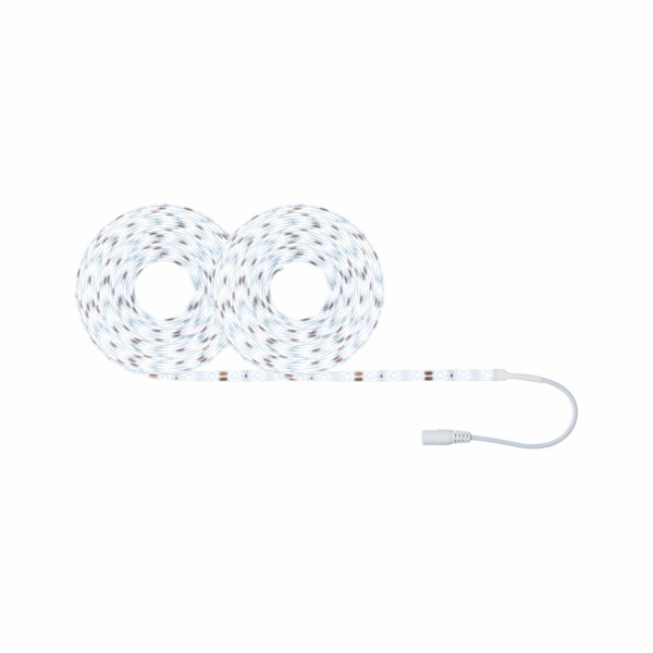 Paulmann SimpLED LED Strip Tageslichtweiß Komplettset 10m   22W 3100lm 60LEDs/m 6500K 24VA