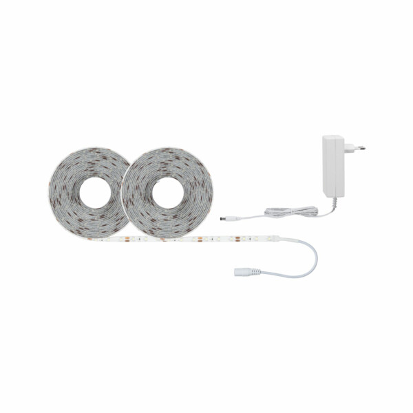 Paulmann SimpLED LED Strip Tageslichtweiß Komplettset 10m   22W 3100lm 60LEDs/m 6500K 24VA