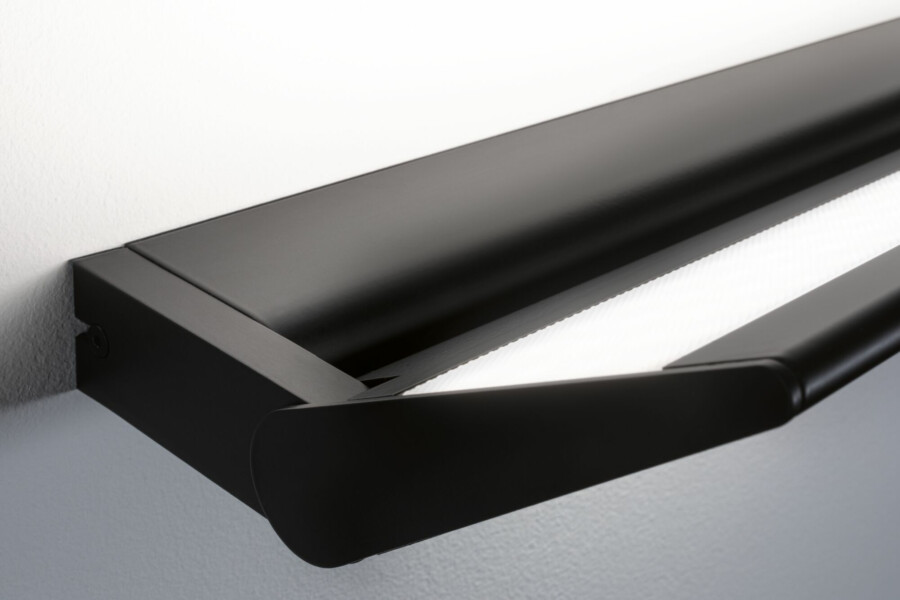 Paulmann LED Wandleuchte 3-Step-Dim Ranva   2700K 1.400lm / 210lm 230V 13 / 1x2W dimmbar Schwarz matt