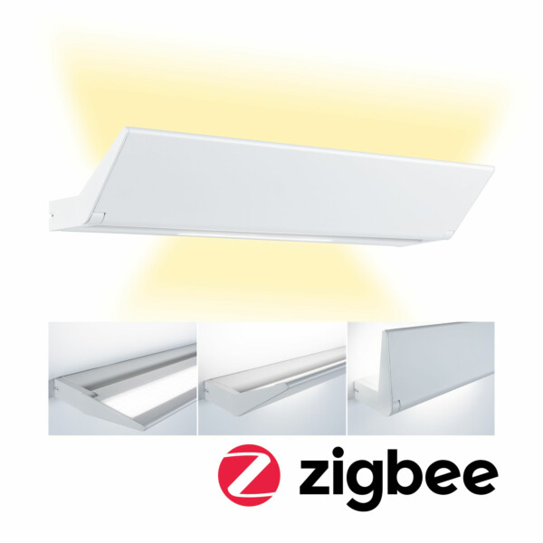 Paulmann LED Wandleuchte Smart Home Zigbee 3.0 Ranva   Tunable White 1.400lm / 210lm 230V 13W dimmbar Weiß matt