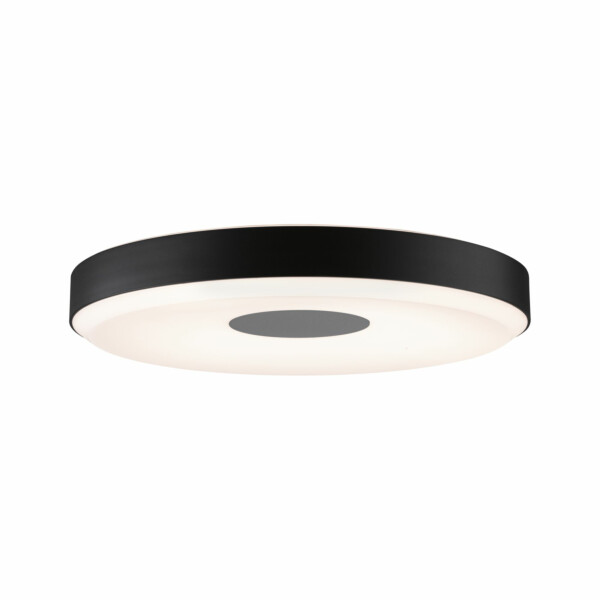Paulmann LED Deckenleuchte 3-Step-Dim Puric Pane    2700K 400lm / 2.600lm 230V 23W dimmbar Schwarz#Grau