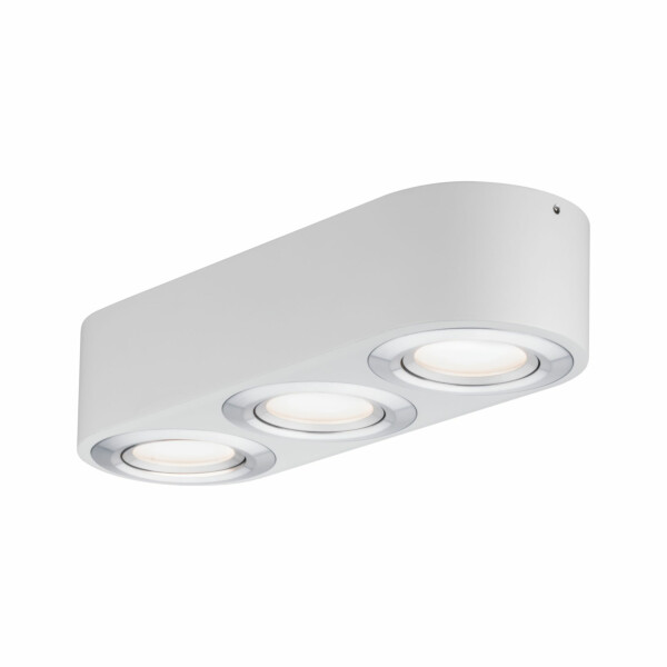 Paulmann LED Deckenleuchte 3-Step-Dim Argun    3000K 3x280lm 230V 3x4.2W dimmbar Weiß#Alu gebürstet
