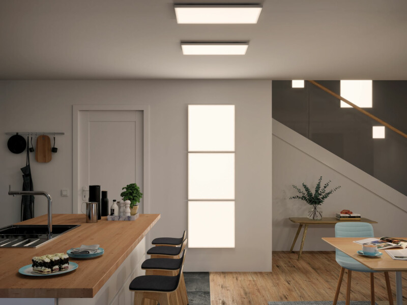 Paulmann LED Panel 3-Step-Dim Velora  eckig 595x595mm  34W 3500lm 3000K Weiß matt dimmbar