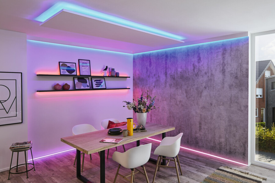 Paulmann MaxLED 250 LED Strip RGBW Einzelstripe  2.5m beschichtet IP44 17W 230lm/m  RGBW+