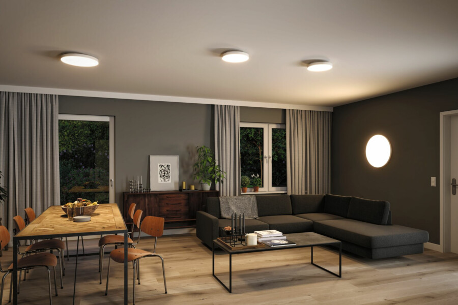 Paulmann LED Panel Velora  rund 300mm  13W 1530lm White Switch Weiß