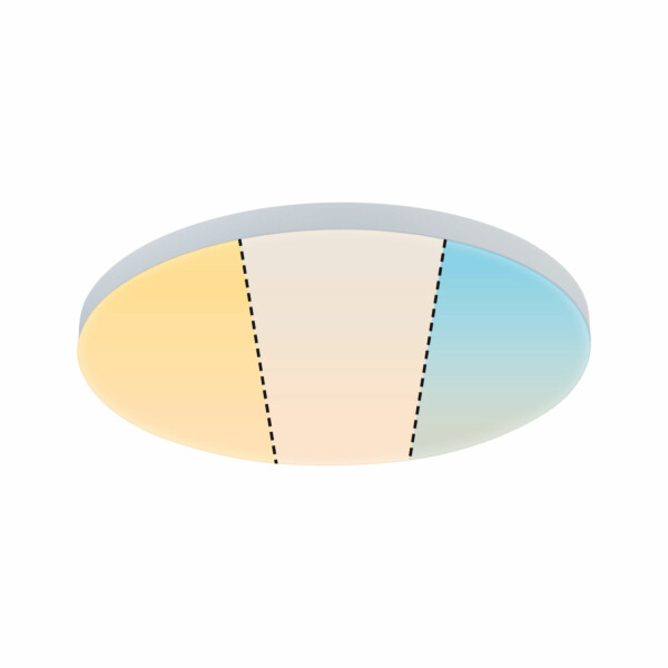 Paulmann LED Panel Velora  rund 400mm  19W 2130lm White Switch Weiß