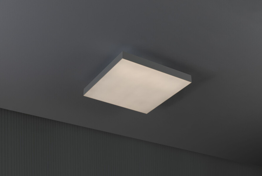 Paulmann LED Panel Velora Rainbow dynamicRGBW   eckig 295x295mm  13.2W 1140lm 3000 - 6500K Weiß dimmbar