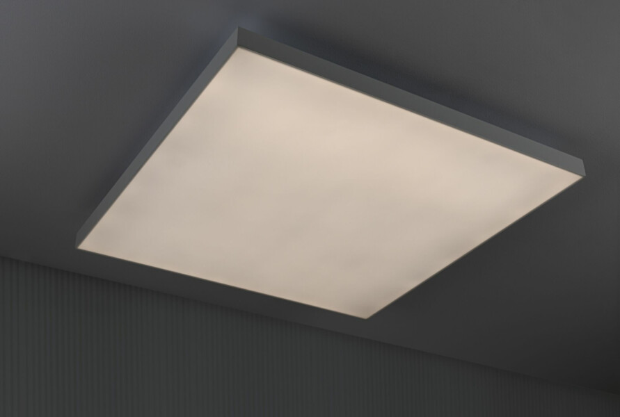 Paulmann LED Panel Velora Rainbow dynamicRGBW   eckig 595x595mm  31W 2820lm 3000 - 6500K Weiß dimmbar