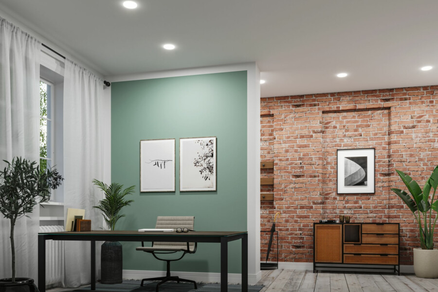Paulmann VariFit LED Einbaupanel Veluna Edge IP44 rund 90mm  6W 500lm 4000K Weiß
