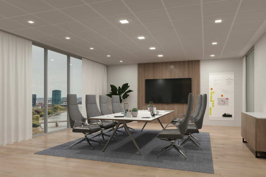 Paulmann VariFit LED Einbaupanel Veluna Edge IP44 eckig 160x160mm  12W 1100lm 4000K Weiß