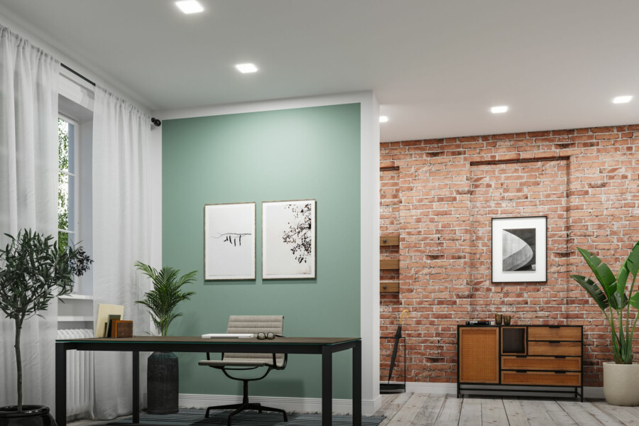 Paulmann VariFit LED Einbaupanel Veluna Edge IP44 eckig 160x160mm  12W 1100lm 4000K Weiß