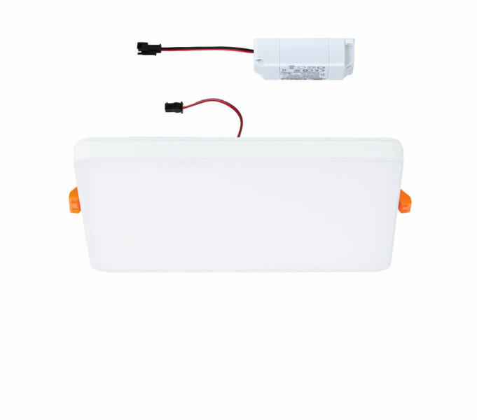 Paulmann VariFit LED Einbaupanel Veluna Edge IP44 eckig 160x160mm  12W 1100lm 3000K Weiß dimmbar
