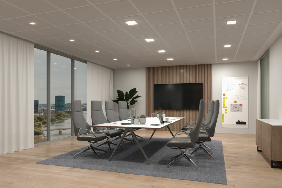 Paulmann VariFit LED Einbaupanel Veluna Edge IP44 eckig 90x90mm  6W 500lm 4000K Weiß dimmbar