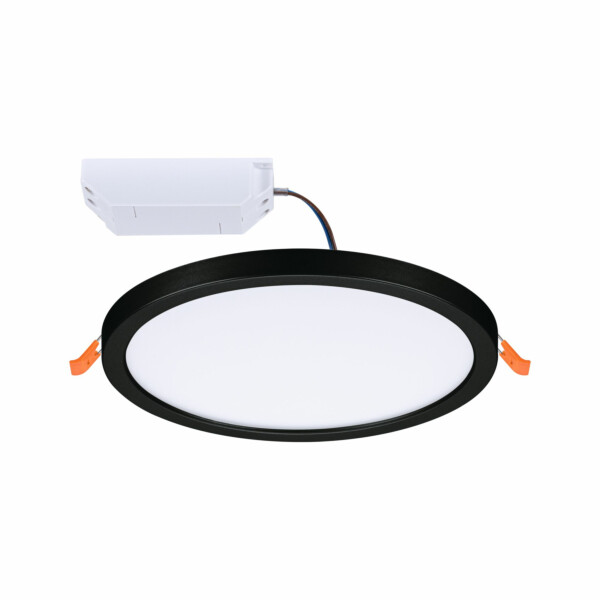 Paulmann VariFit LED Einbaupanel 3-Step-Dim Areo IP44 rund 175mm  13W 1300lm 4000K Schwarz dimmbar