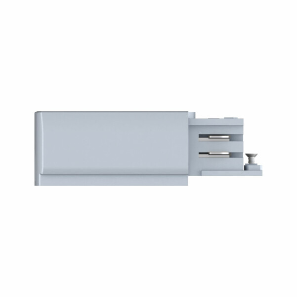 Paulmann ProRail3 Einspeisung Ende Rechts   99.5x35mm max. 3.680W Silber
