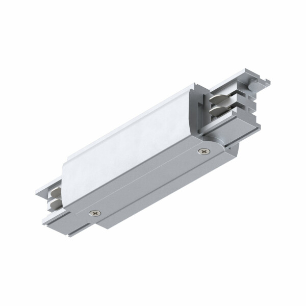 Paulmann ProRail3 Einspeisung Mitte   167x35mm max. 3.680W Silber