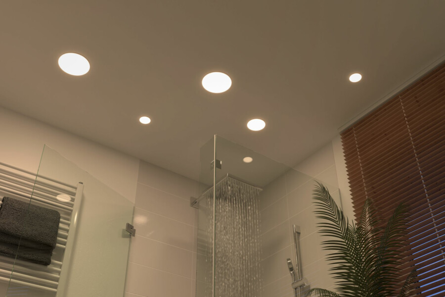 Paulmann VariFit LED Einbaupanel Veluna IP44 rund 185mm  17.5W 1500lm 4000K Satin