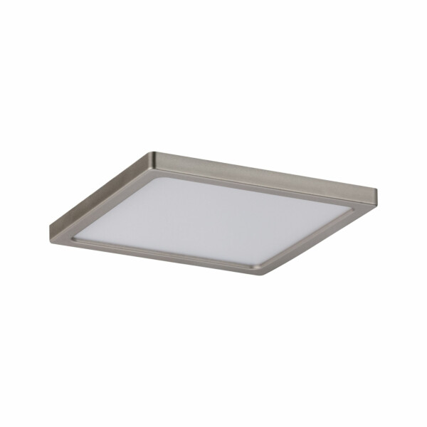 Paulmann LED Einbaupanel Areo IP44 eckig 120x120mm  6.5W 418lm 3000K Nickel matt dimmbar